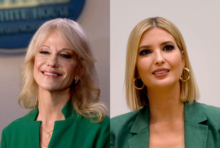Kellyanne Conway and Ivanka Trump (Alex Wong/Ron Jenkins/Getty Images/Salon)