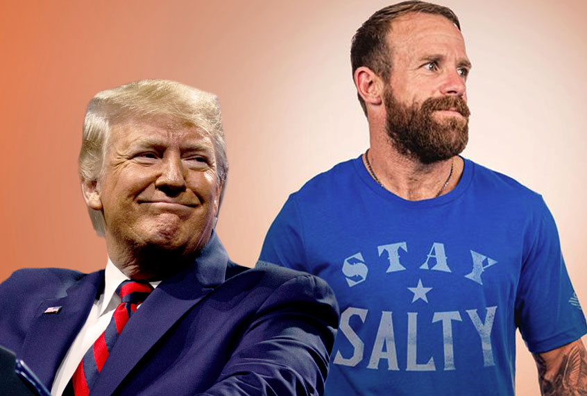 Donald Trump and Eddie Gallagher (AP Photo/Salty Frog Gear/Nine Line Apparel/Salon)