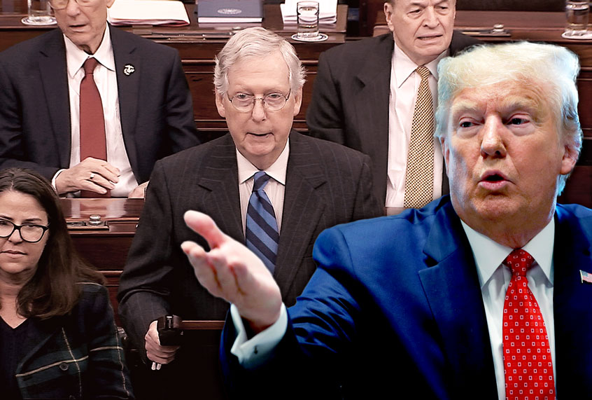 Donald Trump and Mitch McConnell (AP Photo/Salon)