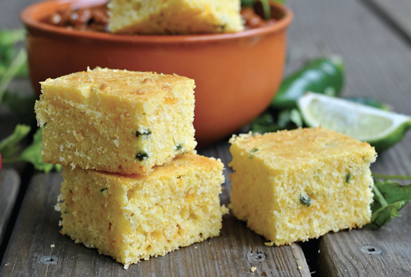 Jalapeño Cheddar Cornbread (Skyhorse Publishing)