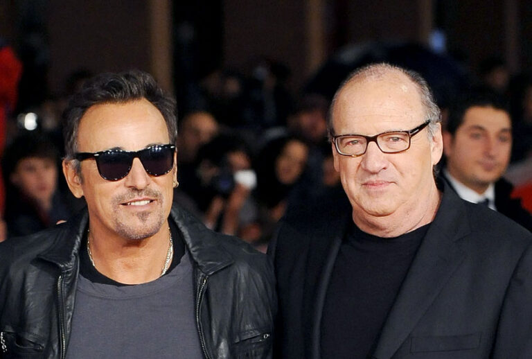 Bruce Springsteen and US producer Jon Landau arrive for the screening of the movie "The promise:The Making of Darkness on the Edge of Town " at the 5th Rome Film Festival in Rome on November 1, 2010. (TIZIANA FABI/AFP via Getty Images)