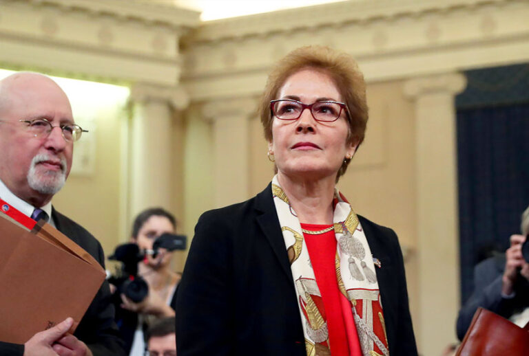 Former U.S. Ambassador to Ukraine Marie Yovanovitch (AP Photo/Andrew Harnik)