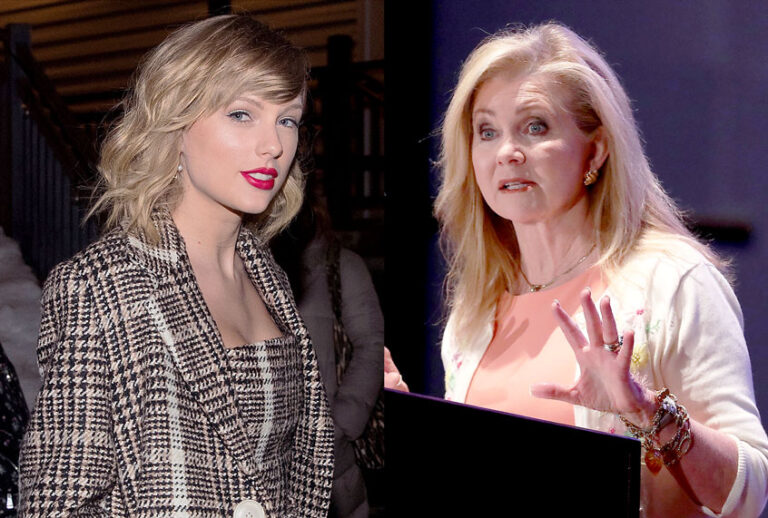 Taylor Swift and Marsha Blackburn (Chip Somodevilla/Getty Images/Mat Hayward/GC Images/Salon)