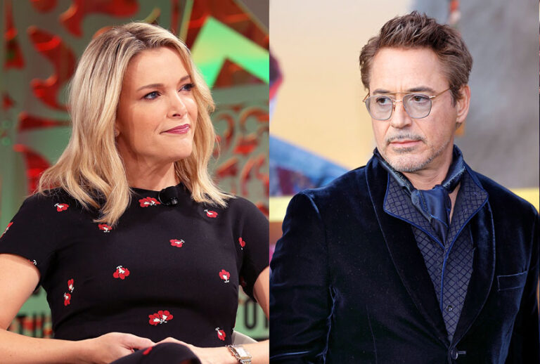Megyn Kelly and Robert Downey Jr. (P. Lehman / Barcroft Media/Phillip Faraone/Getty Images)