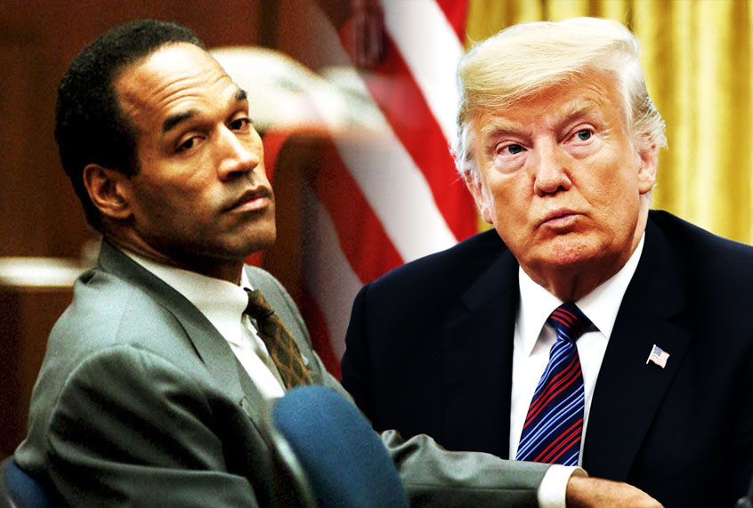 OJ Simpson and Donald Trump (Getty Images/Salon)