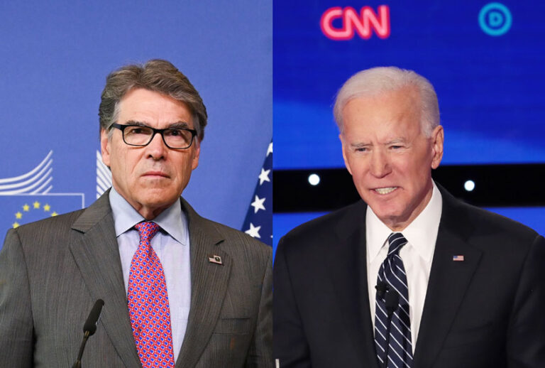 Joe BIden and Rick Perry (EMMANUEL DUNAND/AFP/Scott Olson/Getty Images)