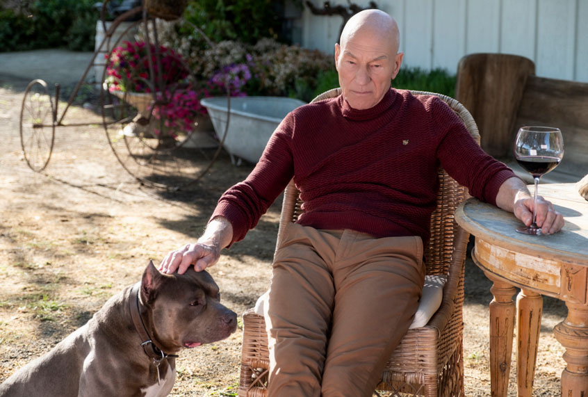 Sir Patrick Stewart as Jean-Luc Picard of the CBS All Access series STAR TREK: PICARD. (Matt Kennedy/CBS)