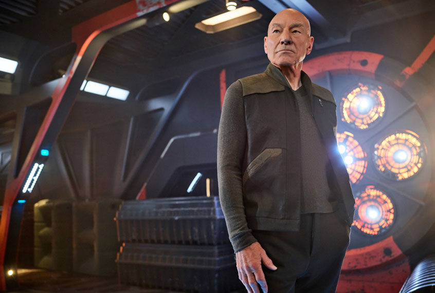 Sir Patrick Stewart as Jean-Luc Picard of the CBS All Access series STAR TREK: PICARD (James Dimmock/CBS)