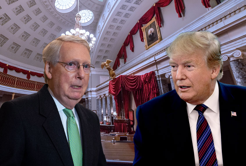 Donald Trump and Mitch McConnell (Getty Images/Salon)