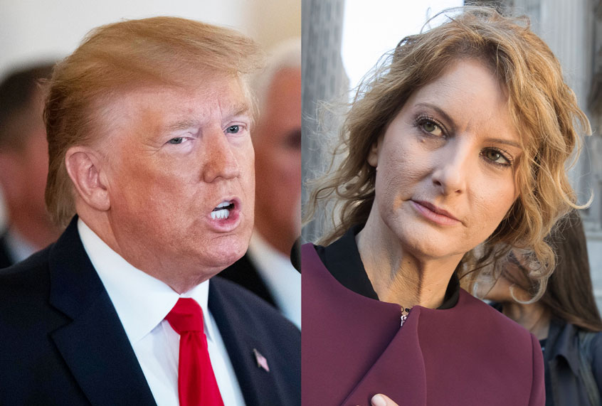 Donald Trump and Summer Zervos (AP Photo/Mary Altaffer/Alex Brandon)