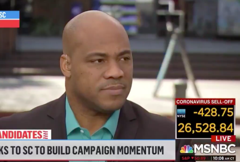 Anton J. Gunn. (Screenshot/MSNBC)