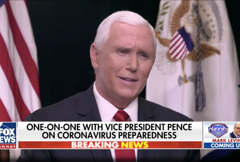 Mike Pence interview with Hannity on Feb. 28, 2020 (Fox News)