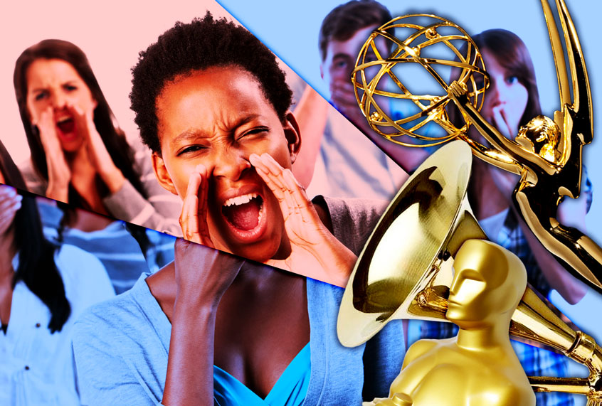 Yelling Awards Statues (Getty Images/Salon)