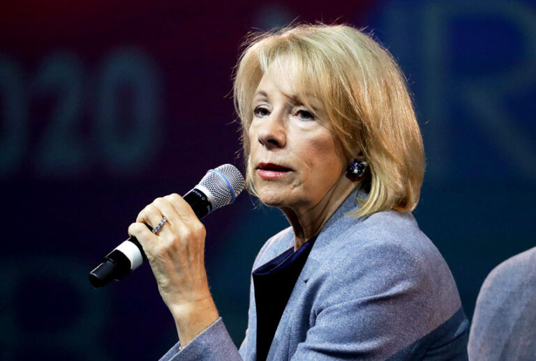Education Secretary Betsy DeVos (AP Photo/Mark Humphrey)
