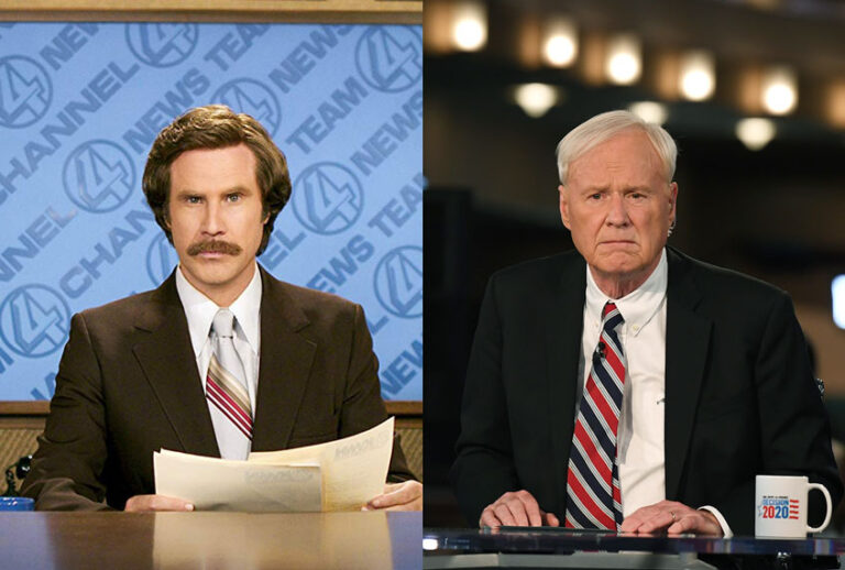 MSNBC Commentator Chris Matthews / Will Ferrell in Anchorman: The Legend of Ron Burgundy (2004) (AP Photo/Dreamworks)