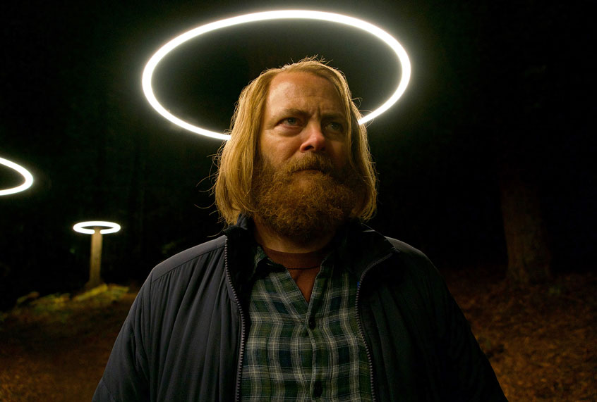 Nick Offerman in "Devs" (Miya Mizuno/FX)