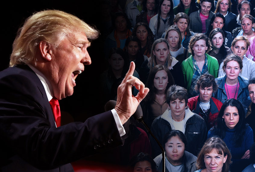 Donald Trump VS the American people (Getty Images/Salon)