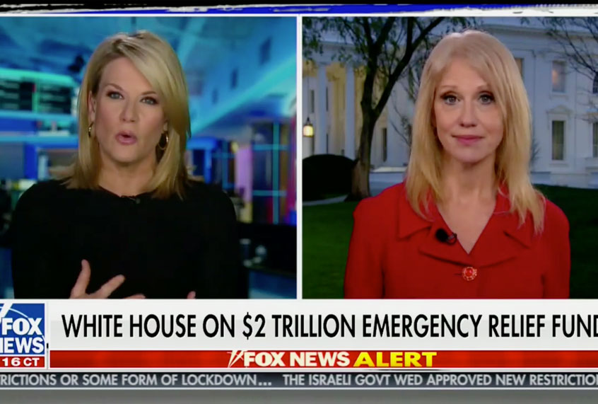 Fox New's Martha MacCallum and White House counselor Kellyanne Conway (Fox News)