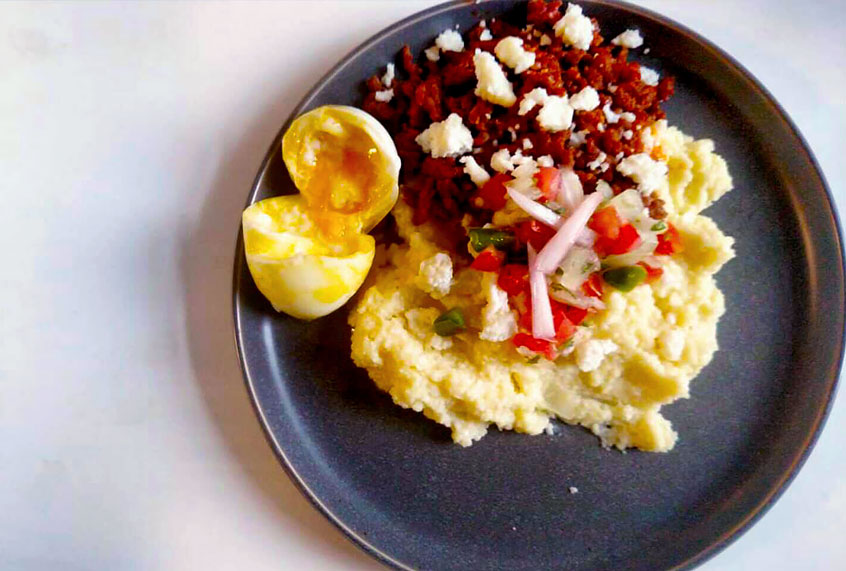 Grits & Chorizo Bowl (Ashlie Stevens)