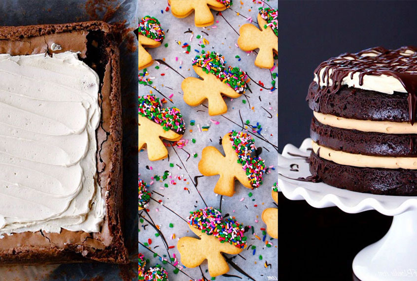 Irish Whiskey Desserts (Buttercream Blondie)