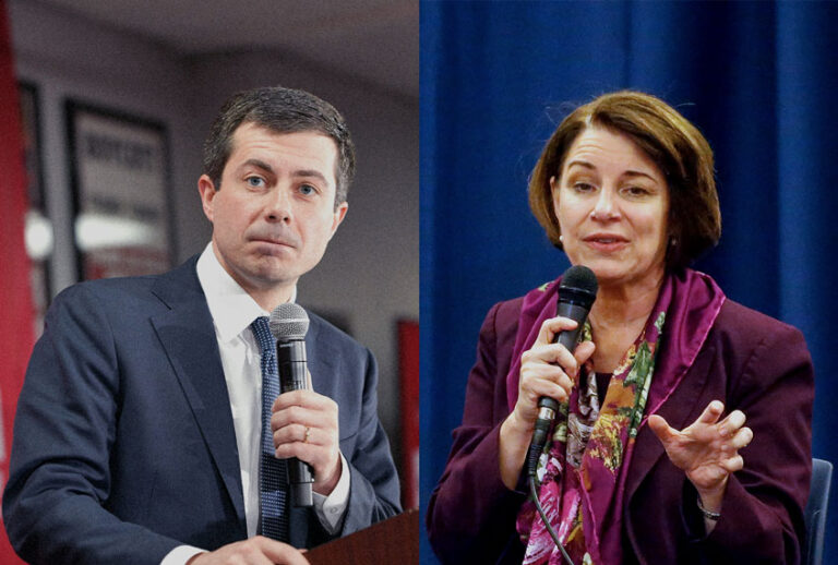 Pete Buttigieg and Amy Klobuchar (AP Photo/Salon)