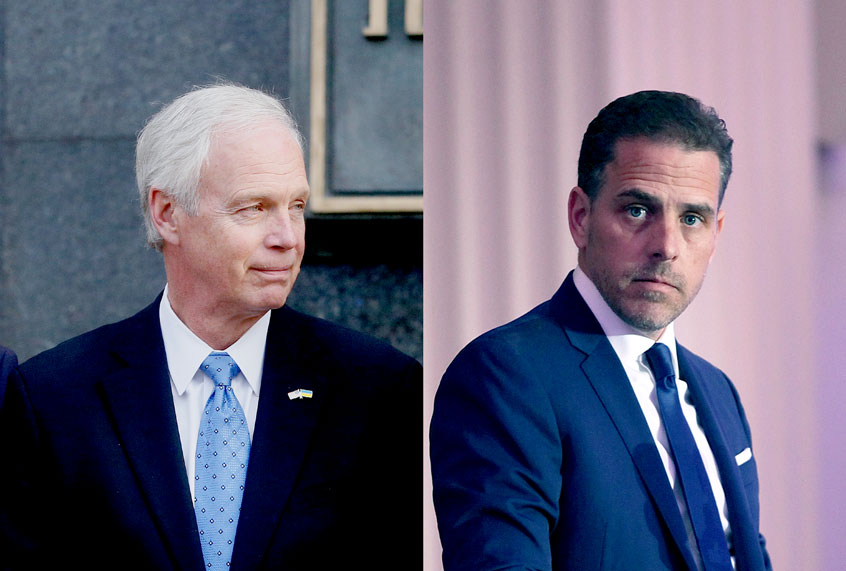 Ron Johnson and Hunter Biden (Getty Images/AP Photo/Salon)
