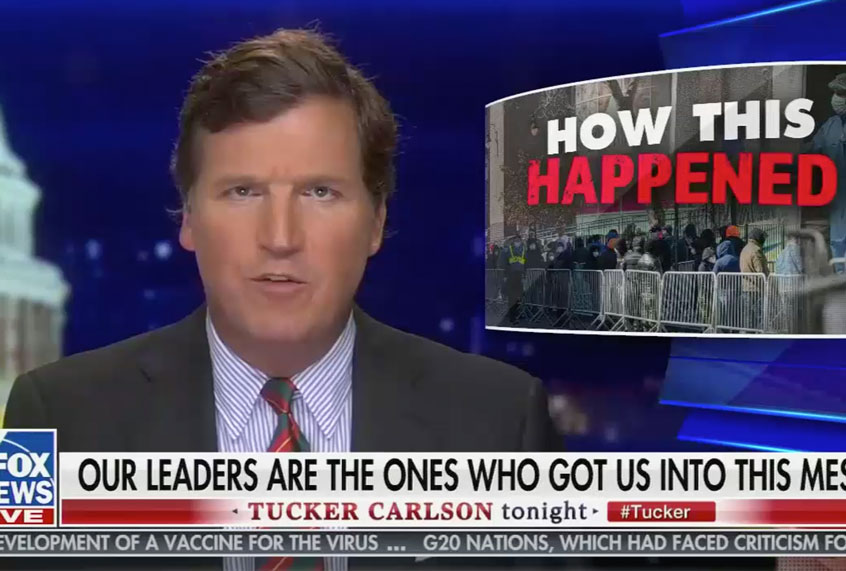 From the March 26, 2020, edition of Fox News' Tucker Carlson Tonight (Fox News)