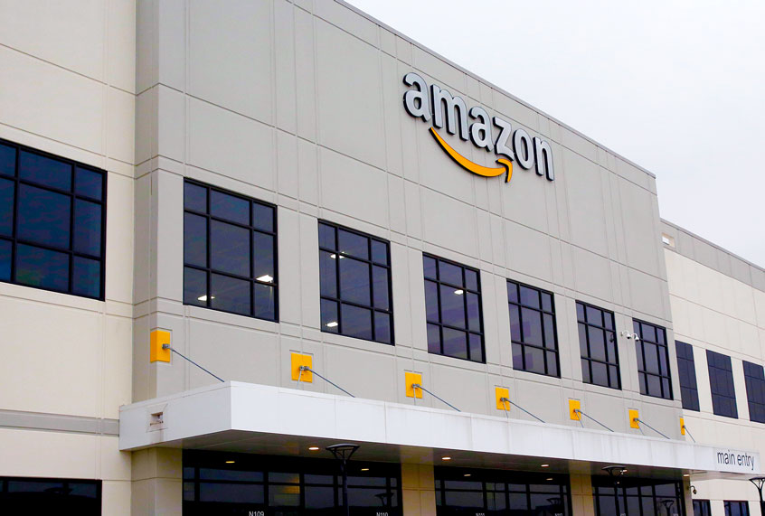 Amazon fulfillment center on Staten Island, in New York (AP Photo/Kathy Willens)