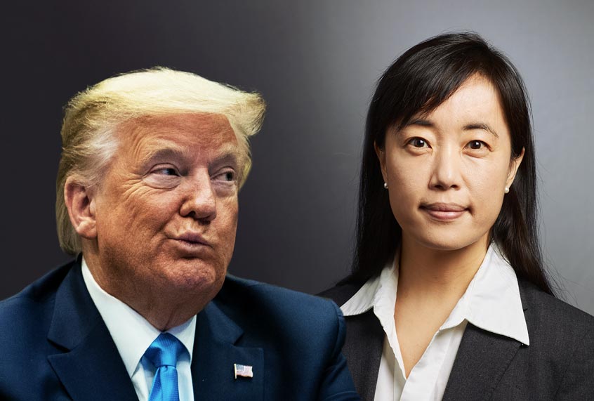 US President Donald Trump | Dr. Bandy X. Lee (US President Donald Trump; Dr. Bandy X. Lee)