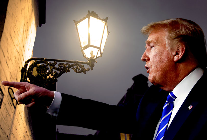 Donald Trump, gas-lighter extraordinaire (Photo illustration by Salon/Getty Images/AP Photo/)