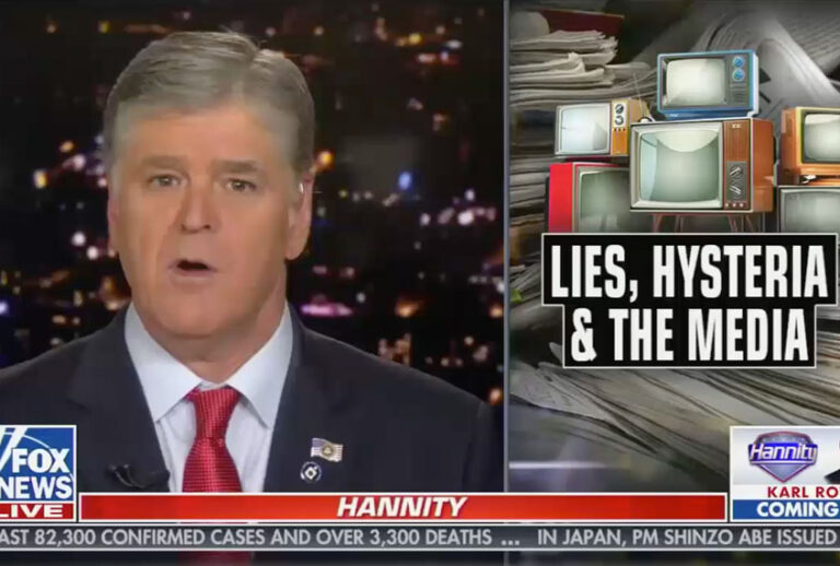 Sean Hannity on "Hannity" (Fox News)