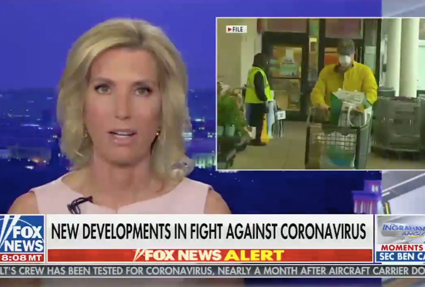 Laura Ingraham in "The Ingraham Angle" (Fox News)