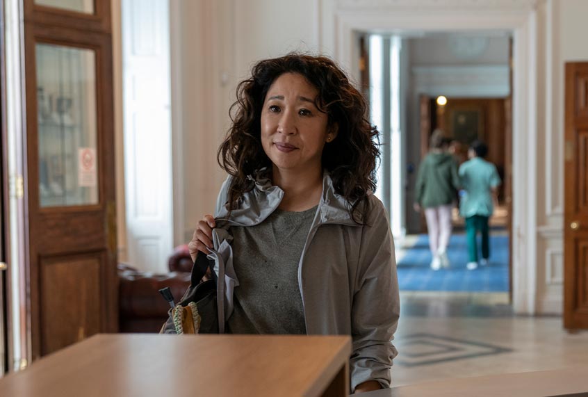 Sandra Oh as Eve Polastri in "Killing Eve" (Des Willie/BBCA)