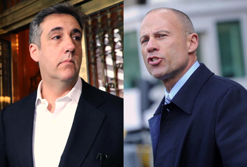 Michael Cohen and Michael Avenatti (Spencer Platt/Getty Images/Dennis Van Tine/STAR MAX/Salon)