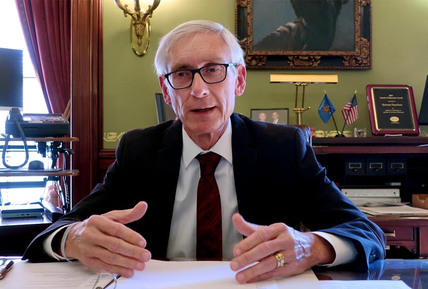 Wisconsin Gov. Tony Evers (AP Photo/Scott Bauer)