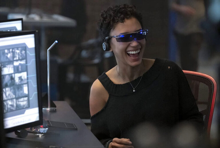 Andy Allo in "Upload" (Amazon)