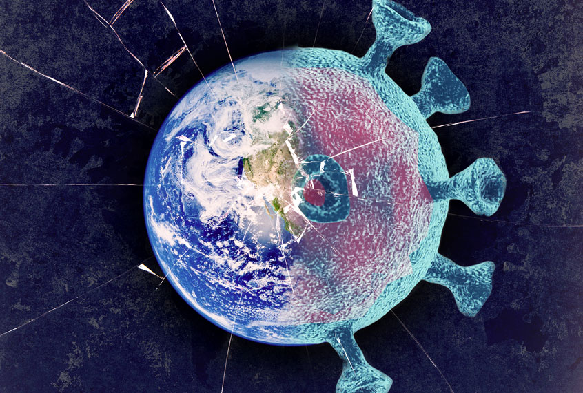 The world is shattered by the coronavirus pandemic (Getty Images/Salon)