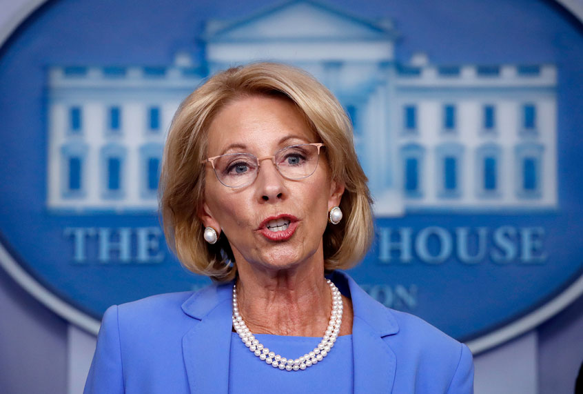 Education Secretary Betsy DeVos (AP Photo/Alex Brandon)