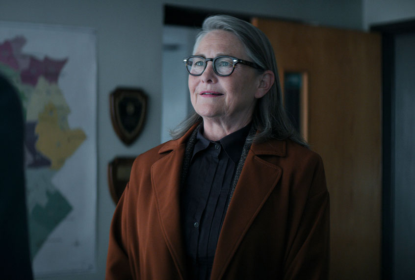 Cherry Jones in “Defending Jacob” (Apple TV+.)