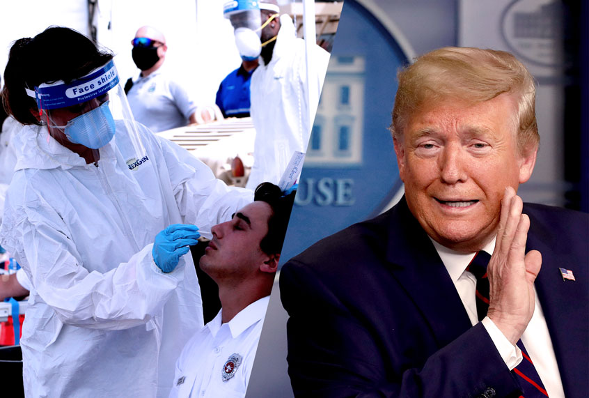 Testing for COVID-19 in Florida | Donald Trump