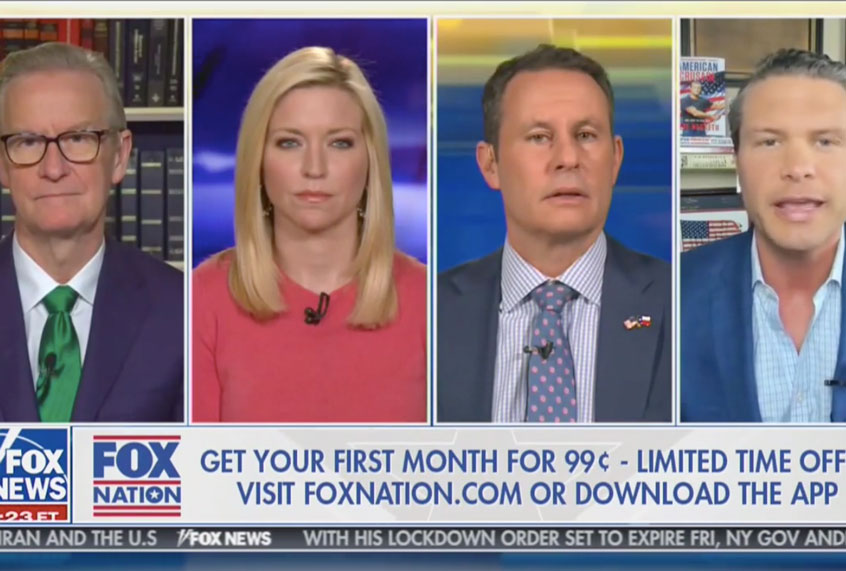 Fox & Friends, featuring Pete Hegseth (Fox News)