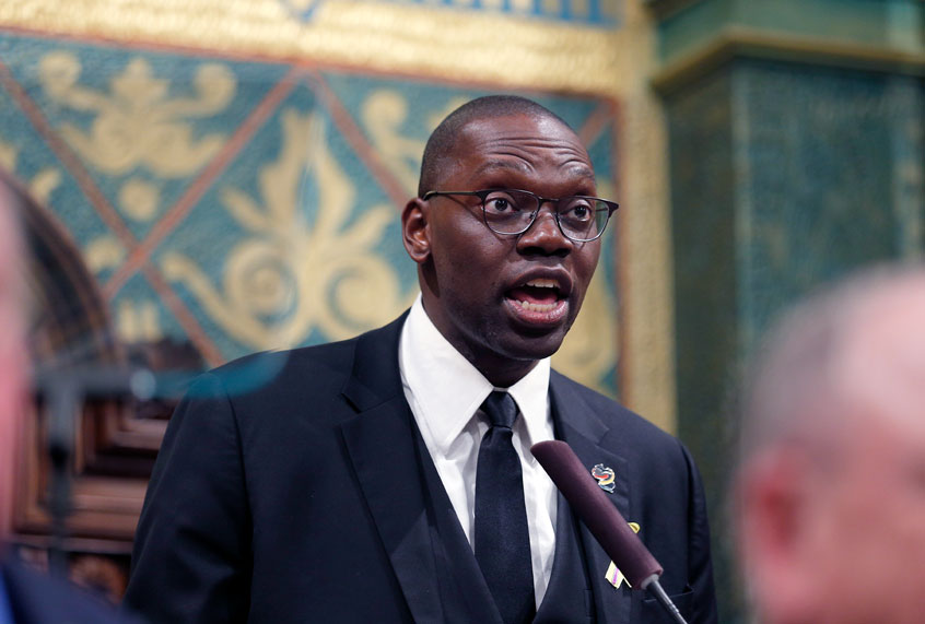 Michigan Lt. Gov. Garlin Gilchrist (AP Photo/Al Goldis)