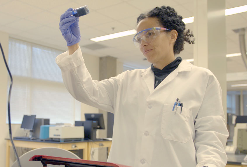 Raychelle Burks, Ph.D. in "Picture a Scientist" (Duy Linh Tu)