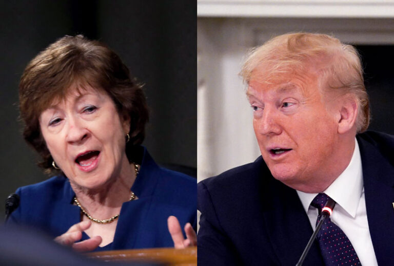 Donald Trump and Susan Collins (AP Photo/Salon)