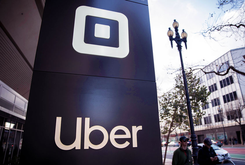 Uber Technologies headquarters in San Francisco, California. (Liu Guanguan/China News Service via Getty Images)