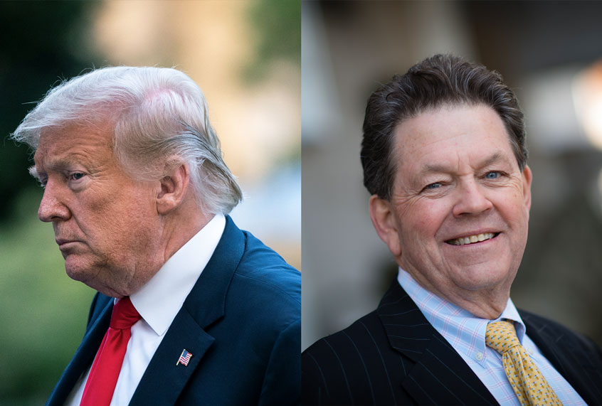 Donald Trump and Art Laffer (Getty Images/Salon)