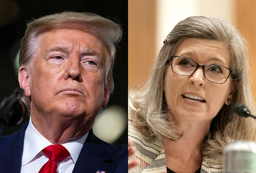 Donald Trump and Joni Ernst (Getty Image/Salon)