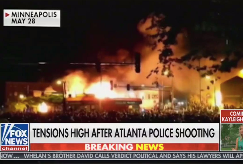 Screen from Hannity aired on June 15th, 2020 (Fox News)