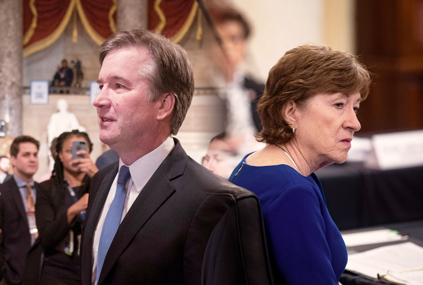 Brett Kavanaugh and Susan Collins (Getty Images/Salon)