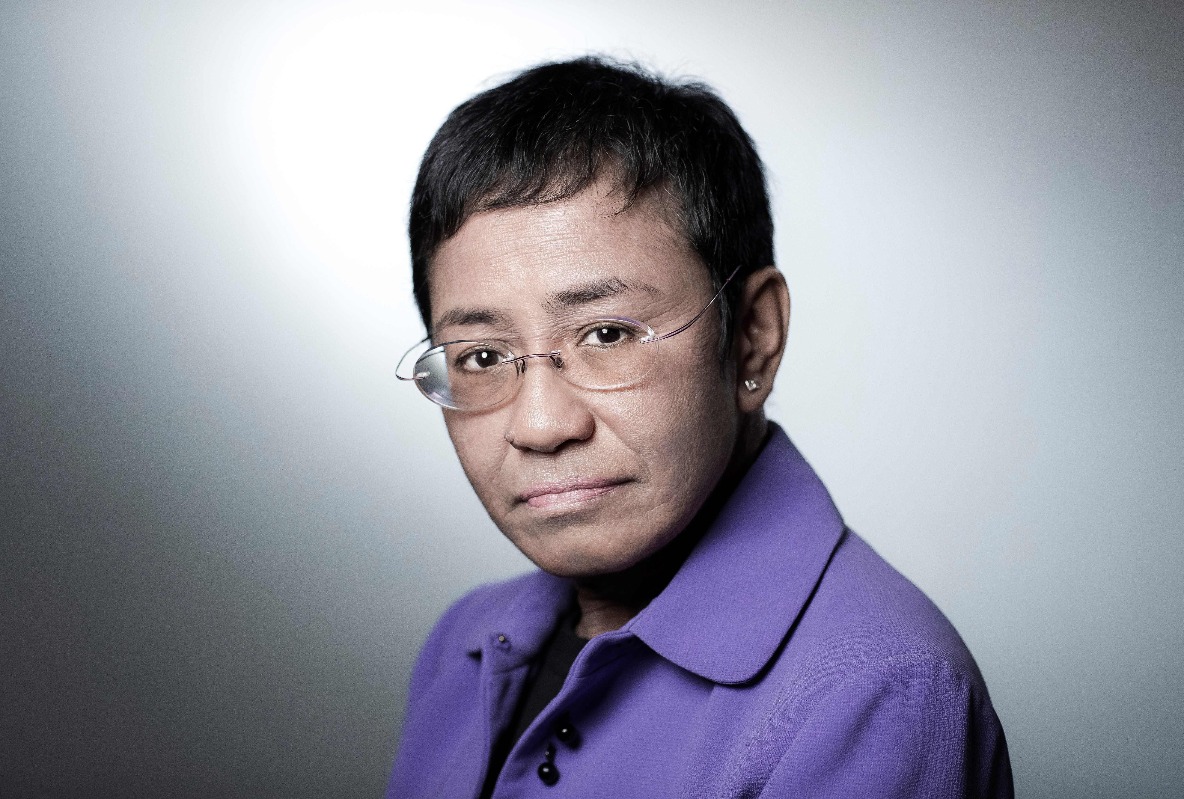 Maria Ressa, CEO and editor of Philippine news website Rappler (JOEL SAGET/AFP via Getty Images)